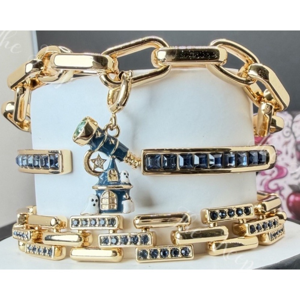 Bomb Party Halloween 26 Stack ST61887 The Haunted Astronomy Tower Gold Bracelet